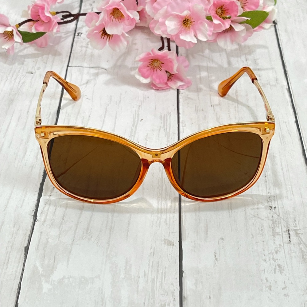 Nordstrom Orange Oversized Sunglasses